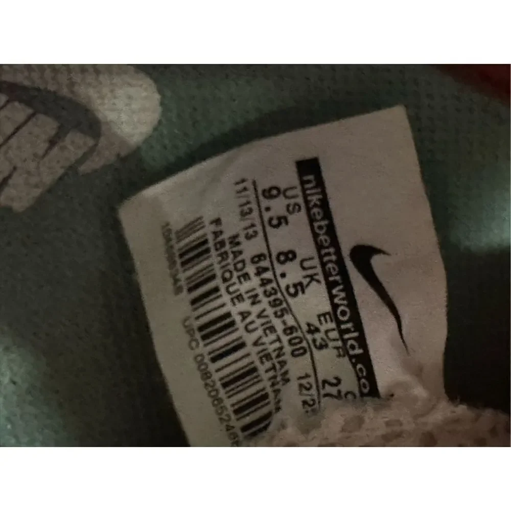 RARE Nike Lunarfly 306 JUST DO‎ IT Light Crimson White Black Sz 9.5 644395-600